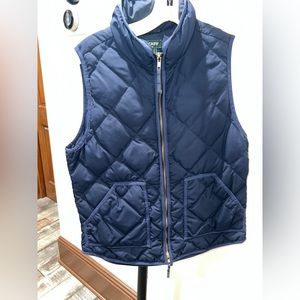 Jcrew lightweight down feather vest